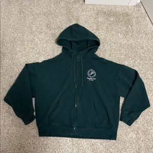 VICTORIA'S SECRET PINK Ivy Fleece Campus Zip Hoodie